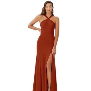 Azazie Rue Paprika Bridesmaids Dress